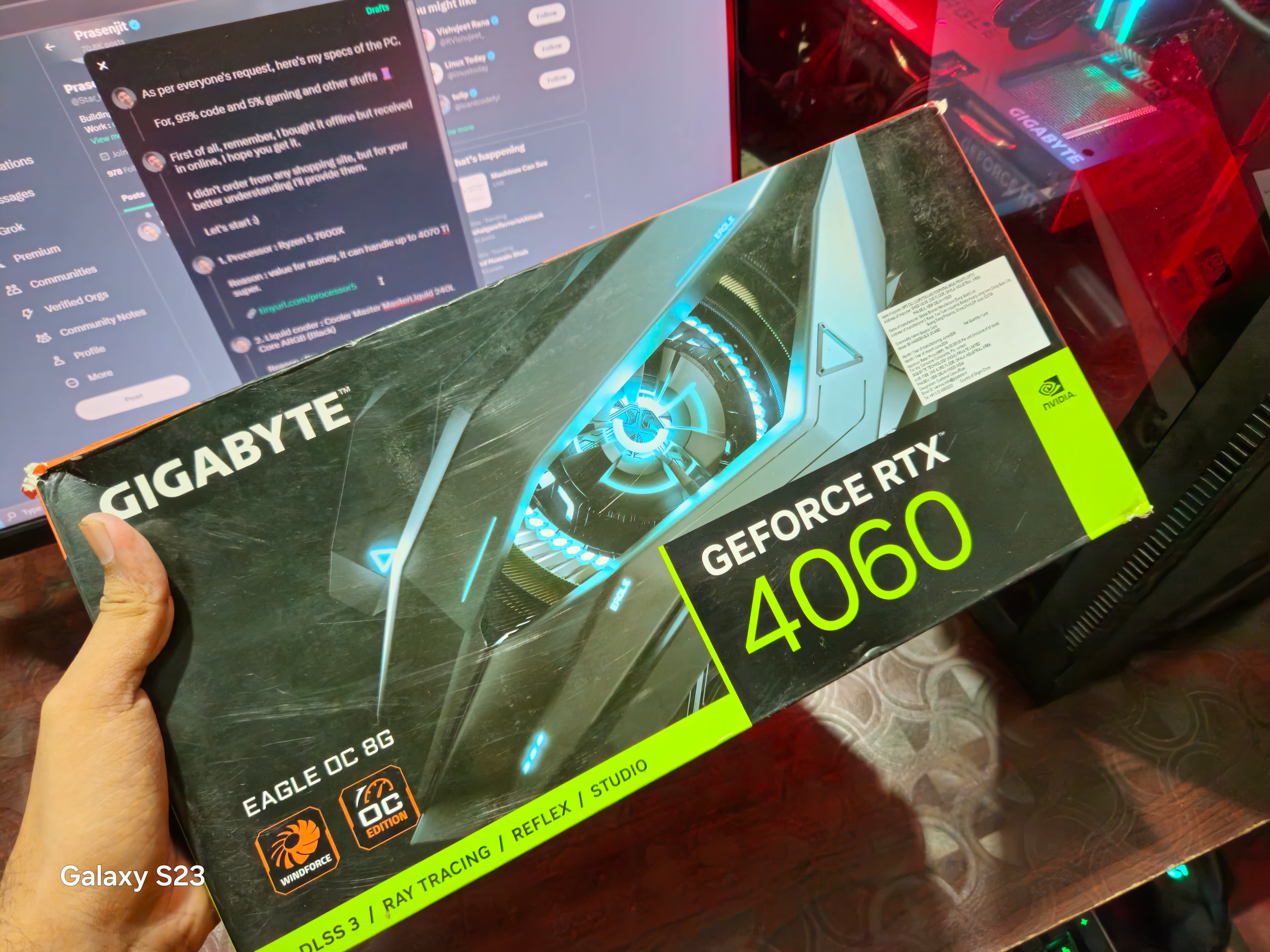 GigaByte RTX 4060 Eagle OC 8GB